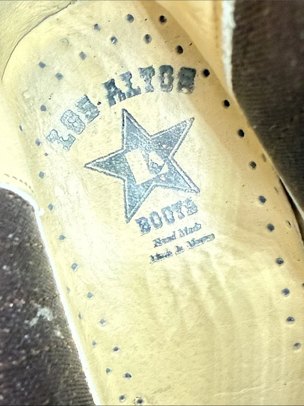 Los Altos western boots mens 7 tan festival rodeo casual office chair retro Y2K